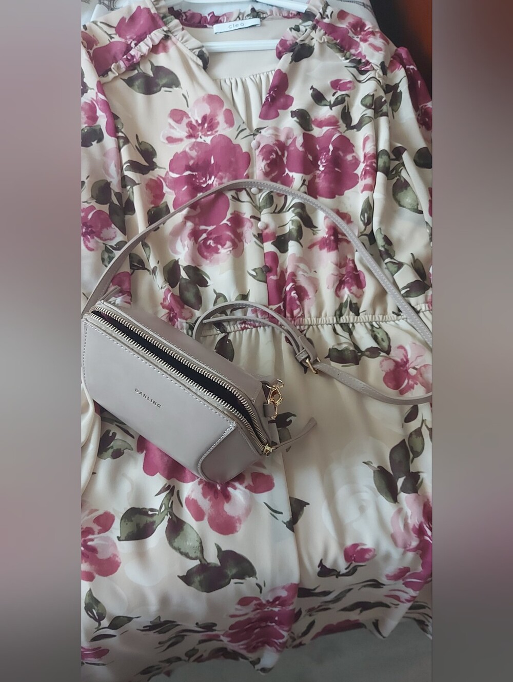 Women’s Cleo Floral Dress + Crossbody Bag